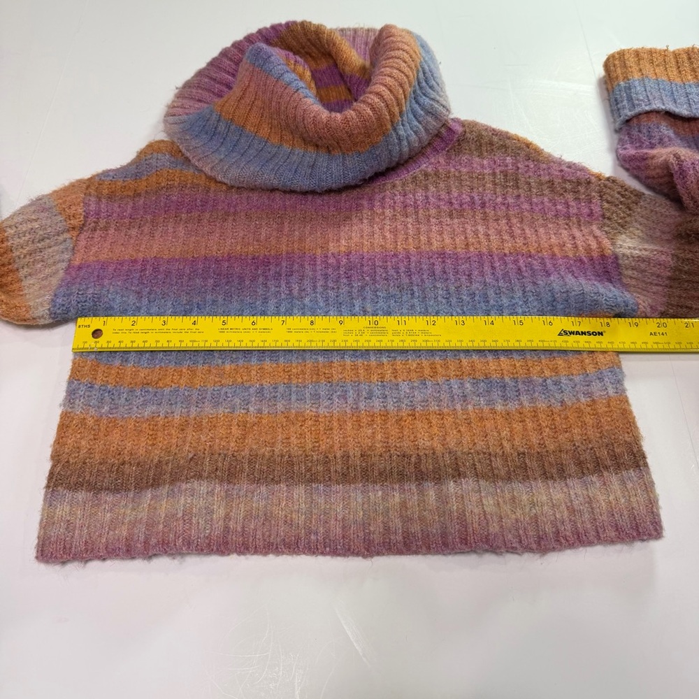 Anthropologie Multicolor Cowl Neck Sweater - Picture 4 of 6